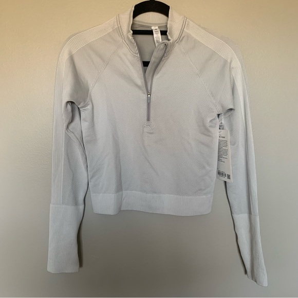 LULULEMON Rest Less Cropped 1/2 Zip - Picture 9 of 10